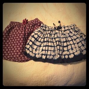 Girls skirts. EUC